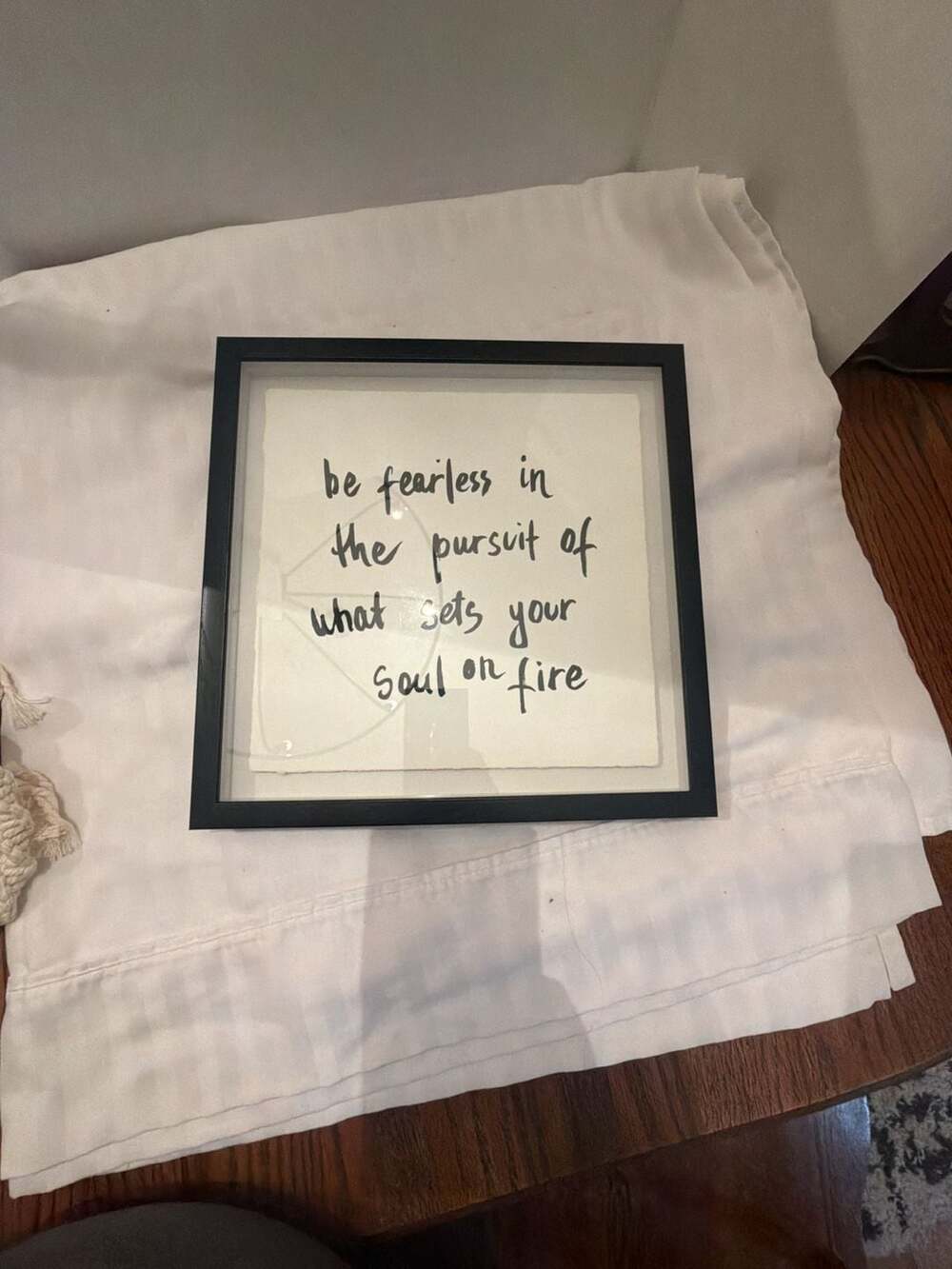 Marmont Hill Be Fearless Framed Wall Art